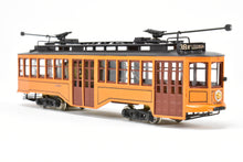 Load image into Gallery viewer, HO Brass Fairfield Models Pittsburgh Railway Co. Jones Trolley Car Double Ended Custom Painted #4398
