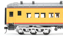 Load image into Gallery viewer, O Brass Sunset Models Third Rail UP - Union Pacific 72’ Harriman Coach FP Yellow/Gray No. 1052
