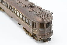 Load image into Gallery viewer, HO Brass Suydam CNS&amp;M - North Shore Line Interurban Coach 700T Trailer Unpowered REBOXX
