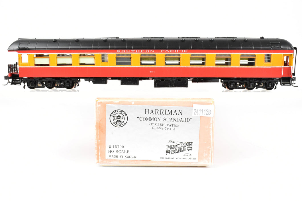 HO Brass PSC - Precision Scale Co. SP - Southern Pacific Harriman CS 72' Observation Class 70-O-1 CP Daylight Scheme #2804