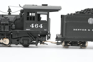 HOn3 Brass Westside Model Co. D&RGW - Denver & Rio Grande Western K-27 2-8-2 Piston Valve Version Custom Painted No. 464