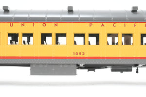 O Brass Sunset Models Third Rail UP - Union Pacific 72’ Harriman Coach FP Yellow/Gray No. 1052