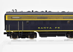N Brass Key Imports AT&SF - Santa Fe EMD F-7 A/B Set FP Blue and Yellow