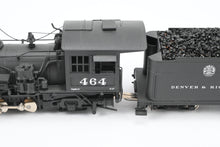 Load image into Gallery viewer, HOn3 Brass Westside Model Co. D&amp;RGW - Denver &amp; Rio Grande Western K-27 2-8-2 Piston Valve Version Custom Painted No. 464
