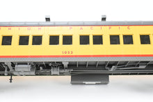 Load image into Gallery viewer, O Brass Sunset Models Third Rail UP - Union Pacific 72’ Harriman Coach FP Yellow/Gray No. 1052

