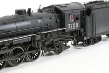 Load image into Gallery viewer, O Brass Sunset Models GTW - Grand Trunk Western USRA Light 2-8-2 Mikado Custom Detailed, Painted and Weathered No. 3708 w/PFM Sound
