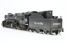 Load image into Gallery viewer, HO Brass Key Imports D&amp;RGW - Denver &amp; Rio Grande Western 3400 Class L-96 2-8-8-2 Custom Painted No. 3400
