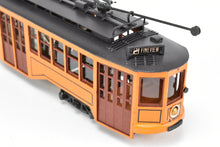 Load image into Gallery viewer, HO Brass Fairfield Models Pittsburgh Railway Co. Jones Trolley Car Double Ended Custom Painted #4398
