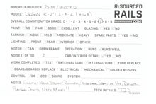 Load image into Gallery viewer, HOn3 Brass PFM - United D&amp;RGW - Denver &amp; Rio Grande Western K-27 2-8-2 Hi-Grade

