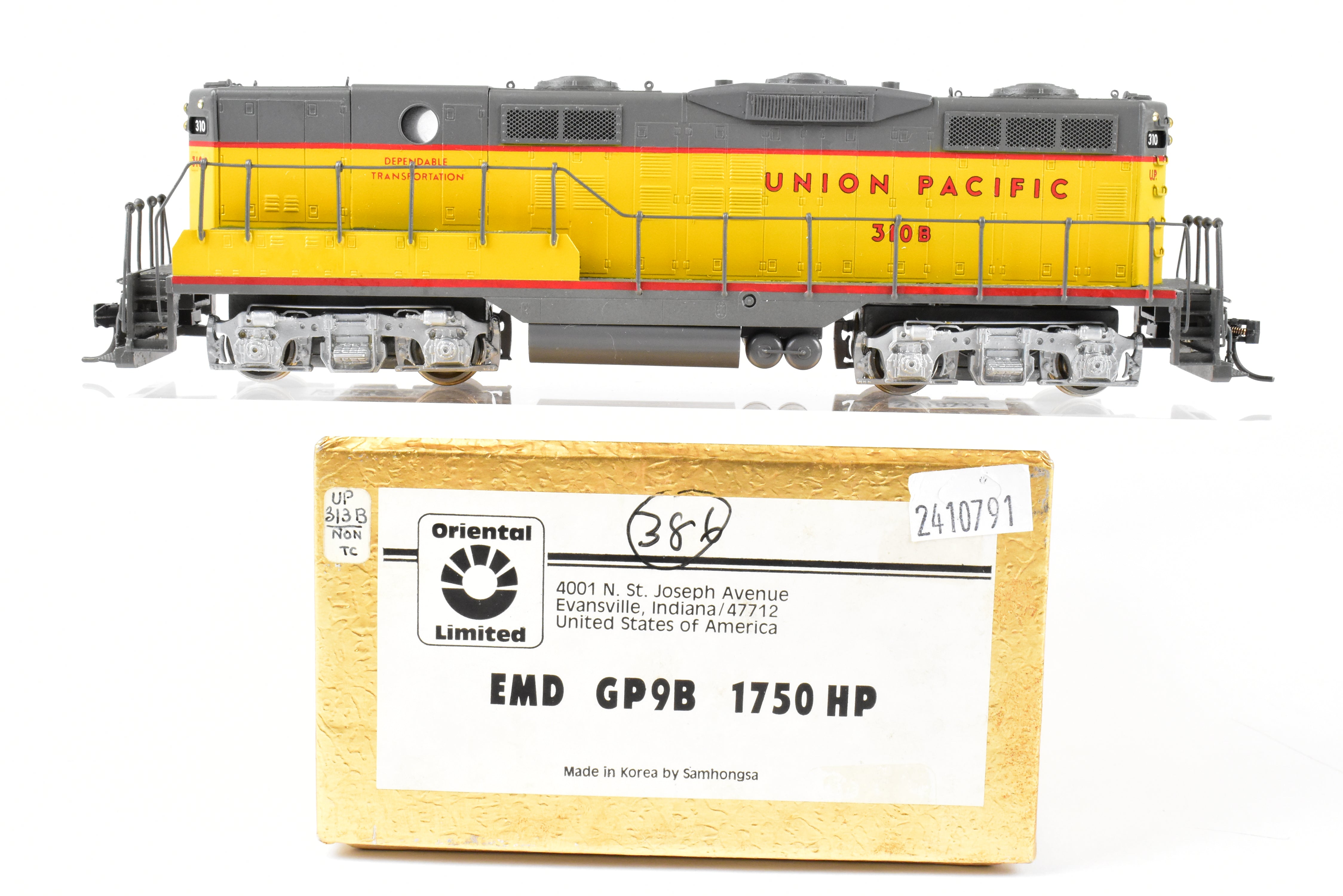 Copy of HO Brass Oriental Limited Various Roads EMD GP-9B Cabless