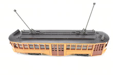 Load image into Gallery viewer, HO Brass Fairfield Models Pittsburgh Railway Co. Jones Trolley Car Double Ended Custom Painted #4398
