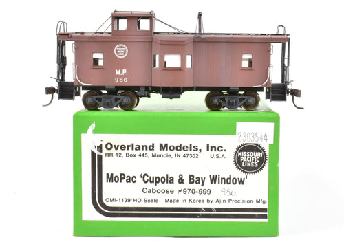 HO Brass OMI - Overland Models, Inc. MP - Missouri Pacific Cupola & Bay Window Caboose CP No. 986
