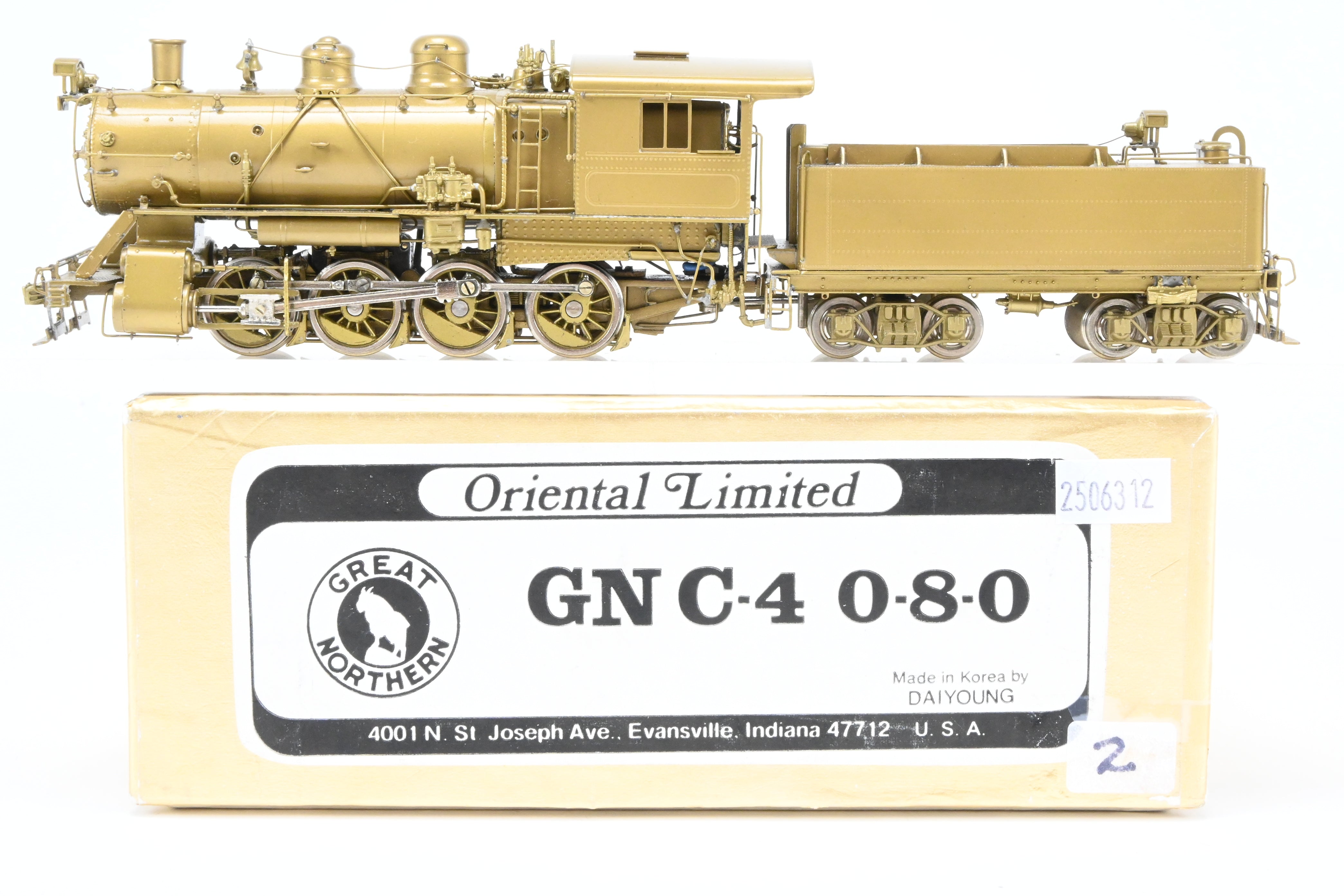 洋楽 NSEW HO Brass Oriental Limited GN - Great Northern Class C-4 0-8-0