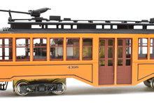 Load image into Gallery viewer, HO Brass Fairfield Models Pittsburgh Railway Co. Jones Trolley Car Double Ended Custom Painted #4398
