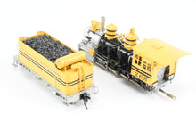 Load image into Gallery viewer, HOn3 Brass Sunset Models D&amp;RGW - Denver &amp; Rio Grande Western C-16 2-8-0 No. 268 “Bumblebee” Factory Painted Black &amp; Yellow
