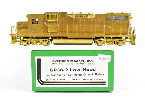 HO Brass OMI - Overland Models Inc. Various Roads EMD GP38-2 w/Anticlimber and Extended Range Dynamic Brakes