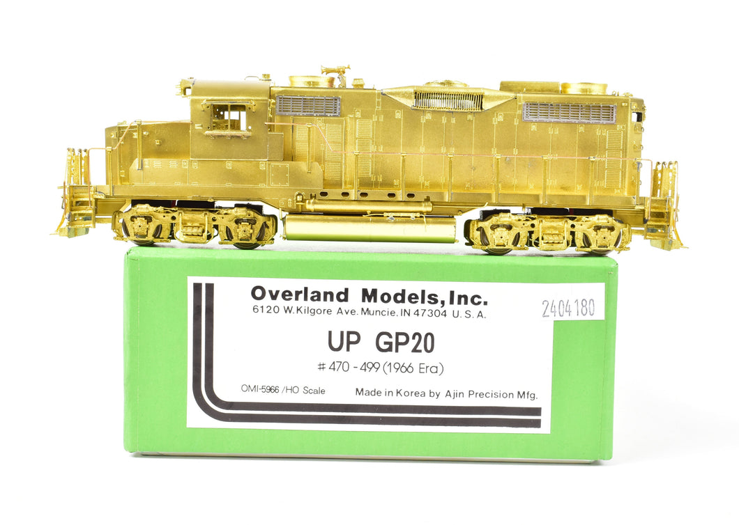 HO Brass OMI - Overland Models, Inc. UP - Union Pacific GP-20 #470-499 (1966 Era)