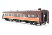 Load image into Gallery viewer, HO NEW Brass NBL - North Bank Line IC - Illinois Central Business Car #1 As-Built Chocolate &amp; Orange
