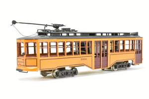 HO Brass Fairfield Models Pittsburgh Railway Co. Jones Trolley Car Single End Version CP #5360