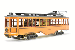 HO Brass Fairfield Models Pittsburgh Railway Co. Jones Trolley Car Single End Version CP #5360
