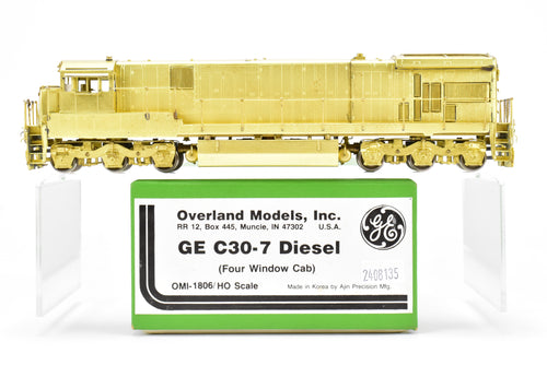HO Brass OMI - Overland Models Inc. GE C30-7 - Four Window Cab