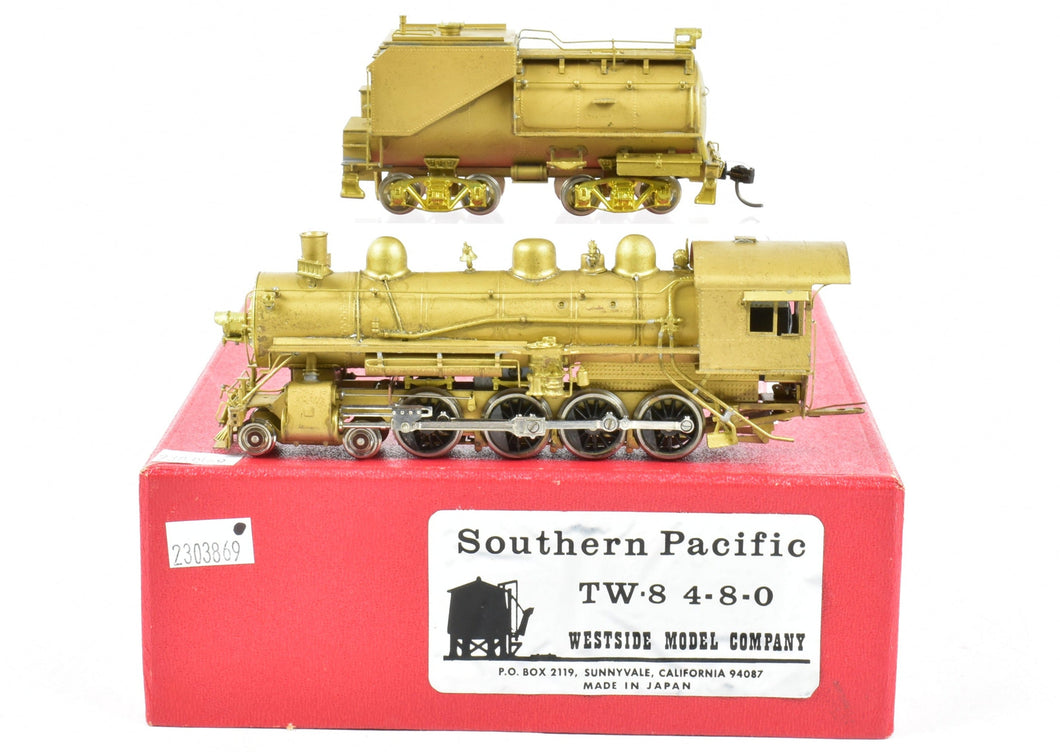 HO Brass Westside Model Co. SP - Southern Pacific Class TW-8 4-8-0