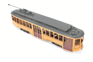 HO Brass Fairfield Models Pittsburgh Railway Co. Jones Trolley Car Single End Version CP #5360