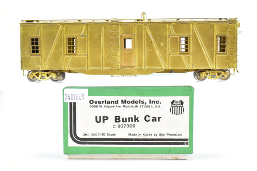 HO Brass OMI - Overland Models, Inc. UP - Union Pacific Bunk Car #907309 Unpainted