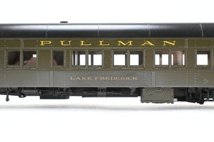 O Brass PSC - Precision Scale Co. Pullman 80' Sleeper 10-1-2 Plan 3585a Rebuilt Vestibule End Mechanical Air FP "Lake Frederick”
