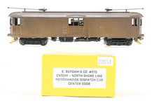 Load image into Gallery viewer, HO Brass Suydam CNS&amp;M - North Shore Line Interurban 215 Merchandise Dispatch Car REBOXX
