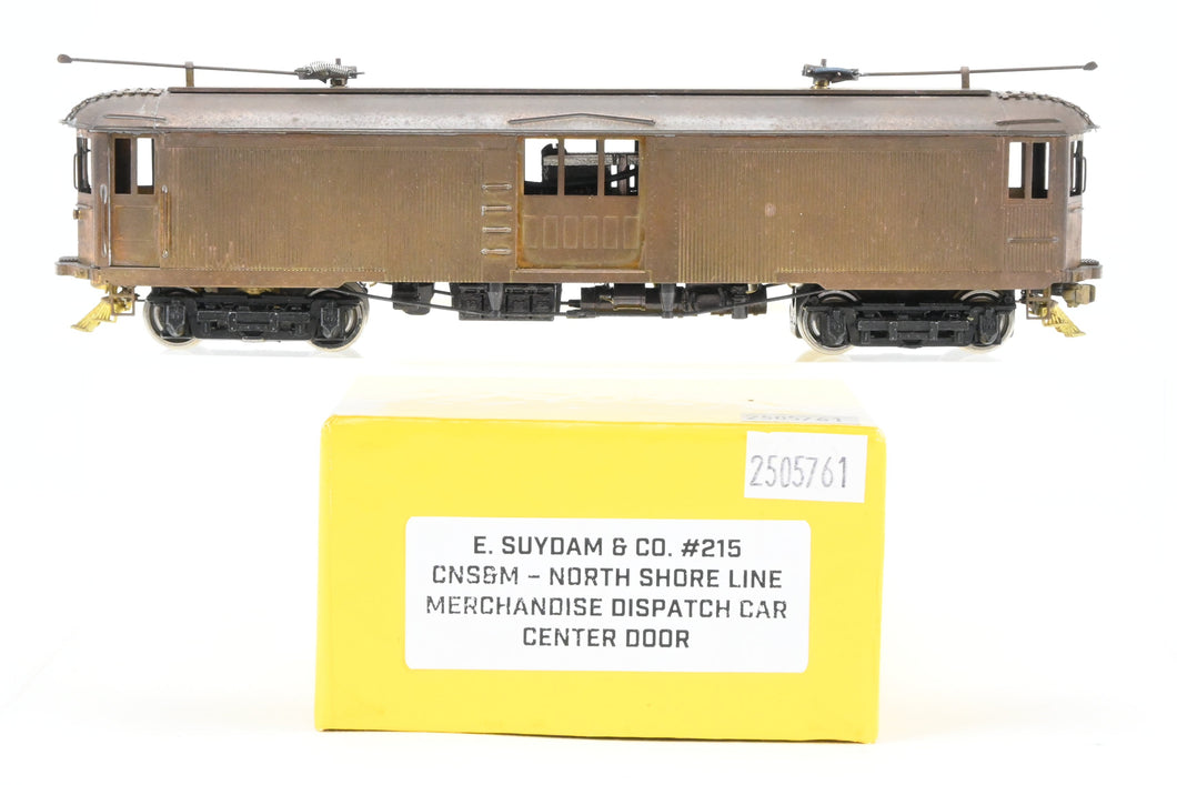HO Brass Suydam CNS&M - North Shore Line Interurban 215 Merchandise Dispatch Car REBOXX