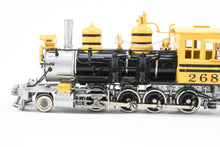 Load image into Gallery viewer, HOn3 Brass Sunset Models D&amp;RGW - Denver &amp; Rio Grande Western C-16 2-8-0 No. 268 “Bumblebee” Factory Painted Black &amp; Yellow
