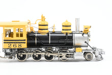 Load image into Gallery viewer, HOn3 Brass Sunset Models D&amp;RGW - Denver &amp; Rio Grande Western C-16 2-8-0 No. 268 “Bumblebee” Factory Painted Black &amp; Yellow

