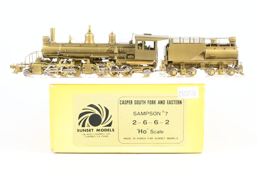 HO Brass Sunset Models Casper, South Park and Eastern 