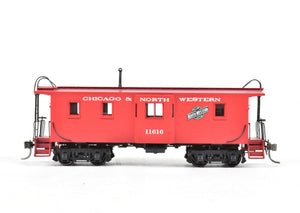 HO Brass CON DVP - Division Point C&NW - Chicago and North Western Bay Window Caboose FP