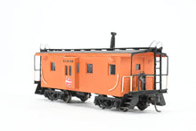 Load image into Gallery viewer, HO Brass NPP - Nickel Plate Products MILW - Milwaukee Road Smooth Side Bay Window Caboose Custom Painted No. 992149 w/ Upgraded Lines West Trucks + Details
