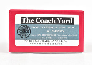 HO NEW Brass TCY - The Coach Yard SP - Southern Pacific Streamlined Heavyweight Baggage Car "Lark plaque" Class 70-B-8 FP #6083