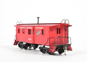 HO Brass CON DVP - Division Point C&NW - Chicago and North Western Bay Window Caboose FP