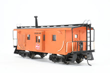 Load image into Gallery viewer, HO Brass NPP - Nickel Plate Products MILW - Milwaukee Road Smooth Side Bay Window Caboose Custom Painted No. 992149 w/ Upgraded Lines West Trucks + Details
