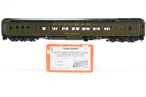 O Brass PSC - Precision Scale Co. Pullman 80' Sleeper 14-Section Plan 3958 Air Conditioning FP “John Miller”