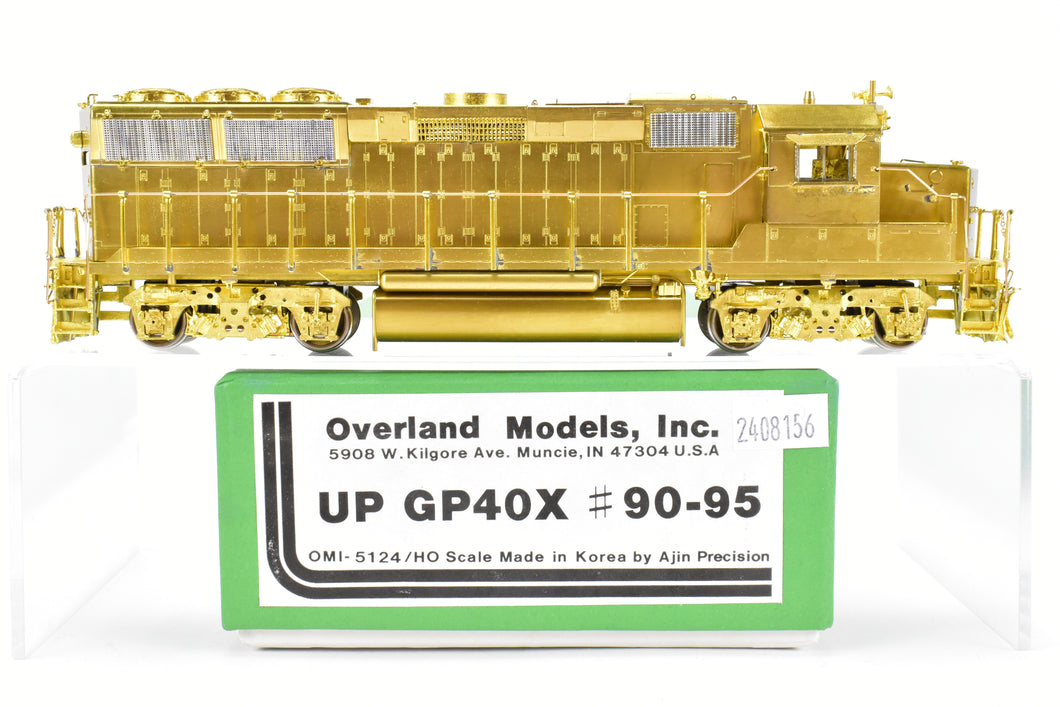 HO Brass OMI - Overland Models, Inc. UP - Union Pacific GP40X Nos. 90-95