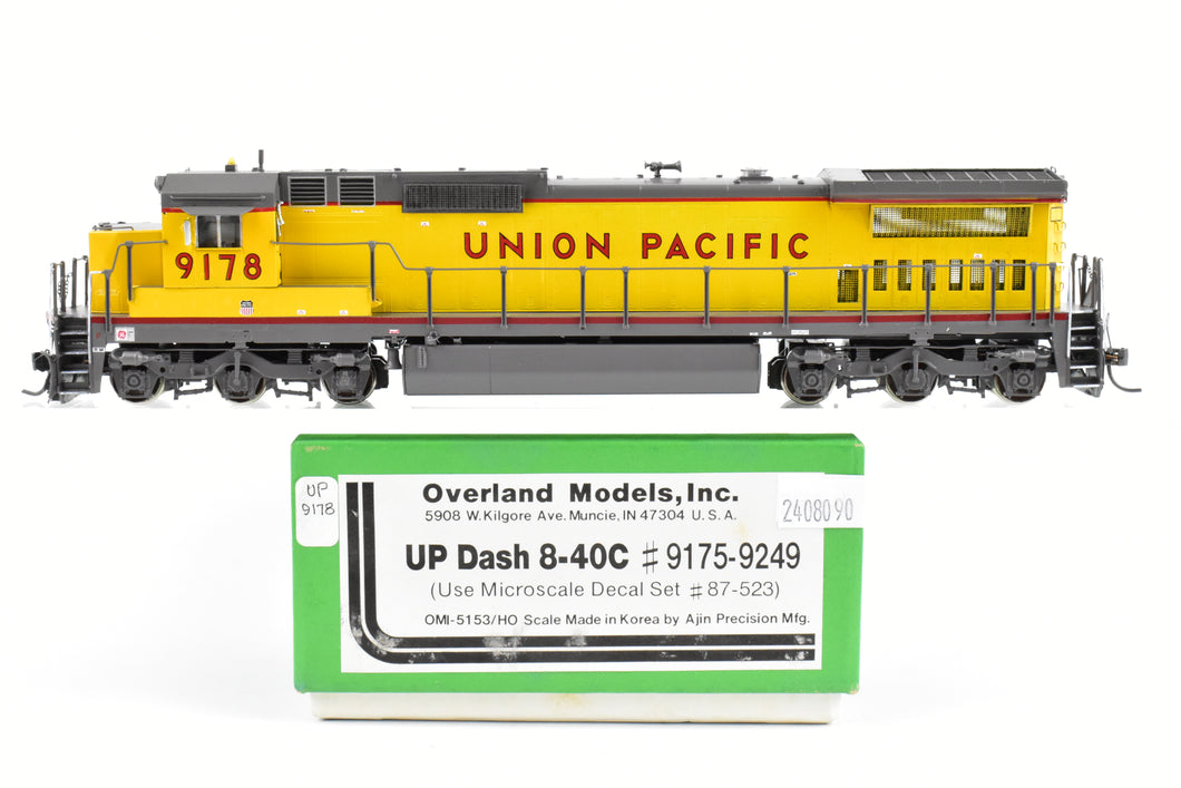 HO Brass OMI - Overland Models, Inc. UP - Union Pacific GE Dash 8-40C Custom Painted No. 9178