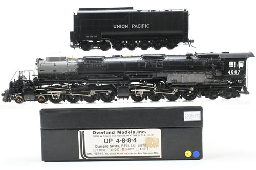 HO Brass CON OMI - Overland Models Inc. UP - Union Pacific Diamond Series 4-8-8-4 Big Boy Factory Painted No. 4007 Tsunami DCC & Sound