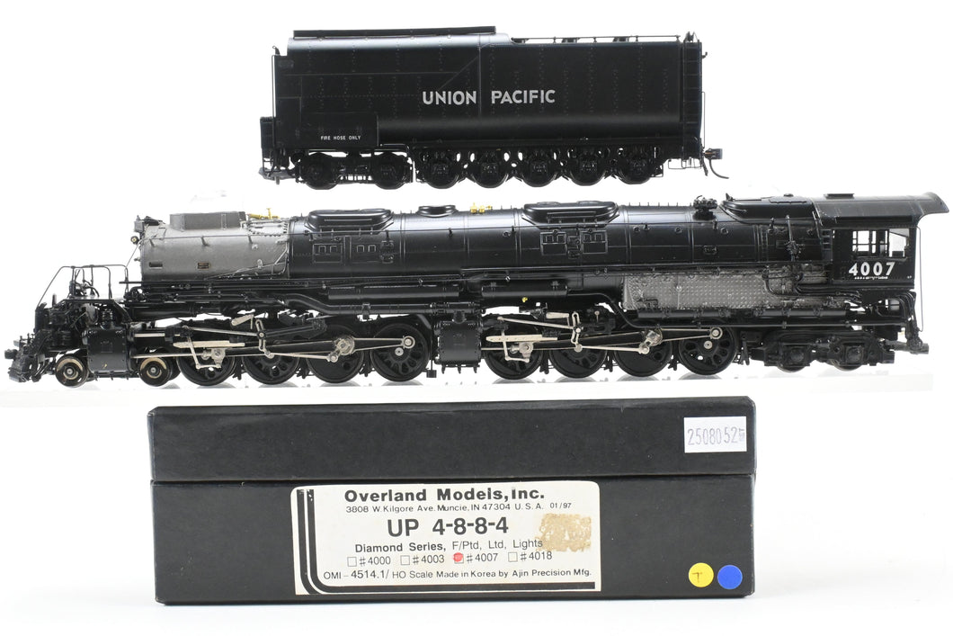 HO Brass CON OMI - Overland Models Inc. UP - Union Pacific Diamond Series 4-8-8-4 Big Boy Factory Painted No. 4007 Tsunami DCC & Sound