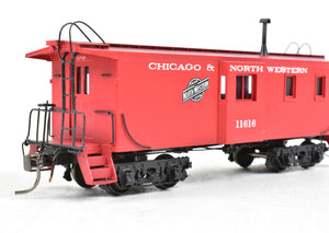 HO Brass CON DVP - Division Point C&NW - Chicago and North Western Bay Window Caboose FP