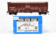 Load image into Gallery viewer, HO Brass Pecos River Brass ATSF - Santa Fe SK-T Stock Car C/P No. 60155
