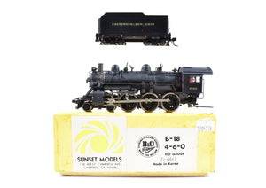 HO Brass Sunset Models B&O - Baltimore & Ohio B-18 4-6-0 Ten Wheeler CP