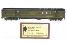 Load image into Gallery viewer, HO Brass W&amp;R Enterprises NP - Northern Pacific Mail &amp; Express Car Nos. 1443 - 1452 Custom Painted Pullman Green No. 1451
