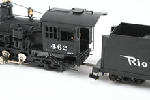 Load image into Gallery viewer, HOn3 Brass Sunset Models D&amp;RGW - Denver &amp; Rio Grande Western  K-27 - 2-8-2 w/Outboard Pistons + Paneled Cab Sides Factory Painted No. 462
