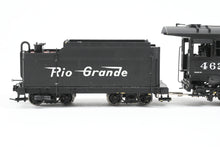 Load image into Gallery viewer, HOn3 Brass Sunset Models D&amp;RGW - Denver &amp; Rio Grande Western  K-27 - 2-8-2 w/Outboard Pistons + Paneled Cab Sides Factory Painted No. 462
